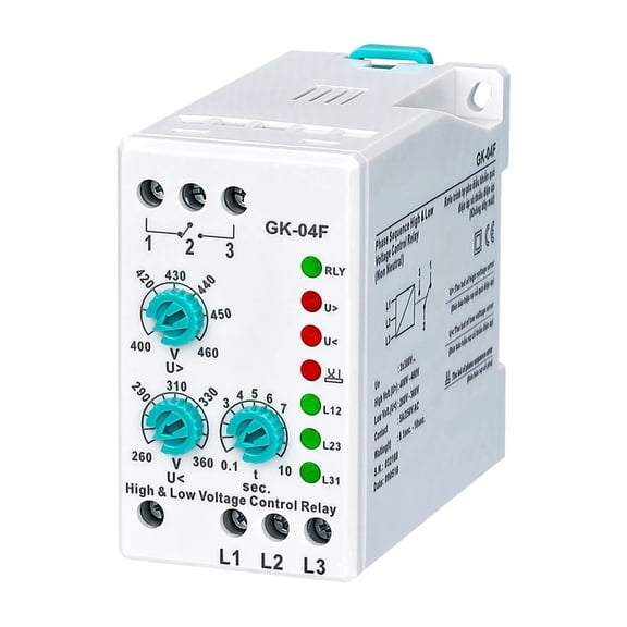EJYWPSWD GK04F Phase Sequence Phase Failure Voltage Analogue Adjustable Protection Relay