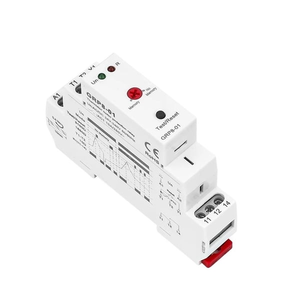 EJYWPSWD GRP8 PTC Motor Protection Relay 10A AC/DC24-240V Thermostat for Monitoring Temperature of Motor Winding Thermal Relay