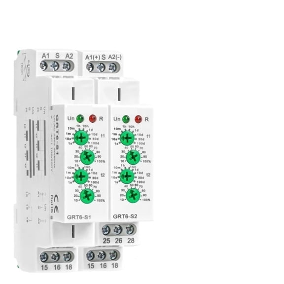 EJYWPSWD GRT6-S Cycle Time Delay Relay AC/DC24V-240V Asymmetric Relay SPDT 220V 10A Electronic Repeat