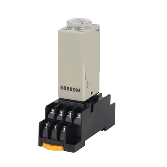 EJYWPSWD H3y-4 Power-On Timer Delay Rotary Knob 1s/5s/10s/30s/60s/3metres/5m/10m/30m  Time Relay Ac 110v 220v 380v 14 Pin with Base Pyf14a