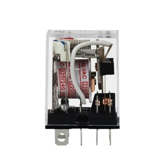 EJYWPSWD JQX-13F HH62P High Power Relay Coil General DPDT Micro Mini Electromagnetic Relay Switch with Socket Base AC110V220V DC12V24V10A