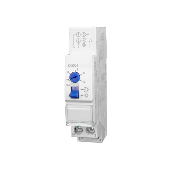 EJYWPSWD Staircase Time Lag Switch Timer Switch Light Delay Time Relay 230v 16a 10 Minutes Range for Corridor Controls