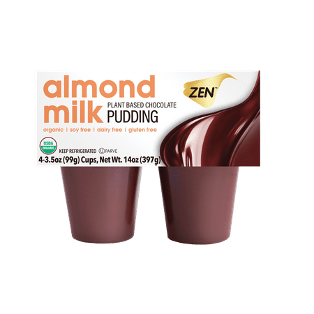 EJZ Foods Organic, Vegan, Zen Pudding, 3.5 oz, 4 Count