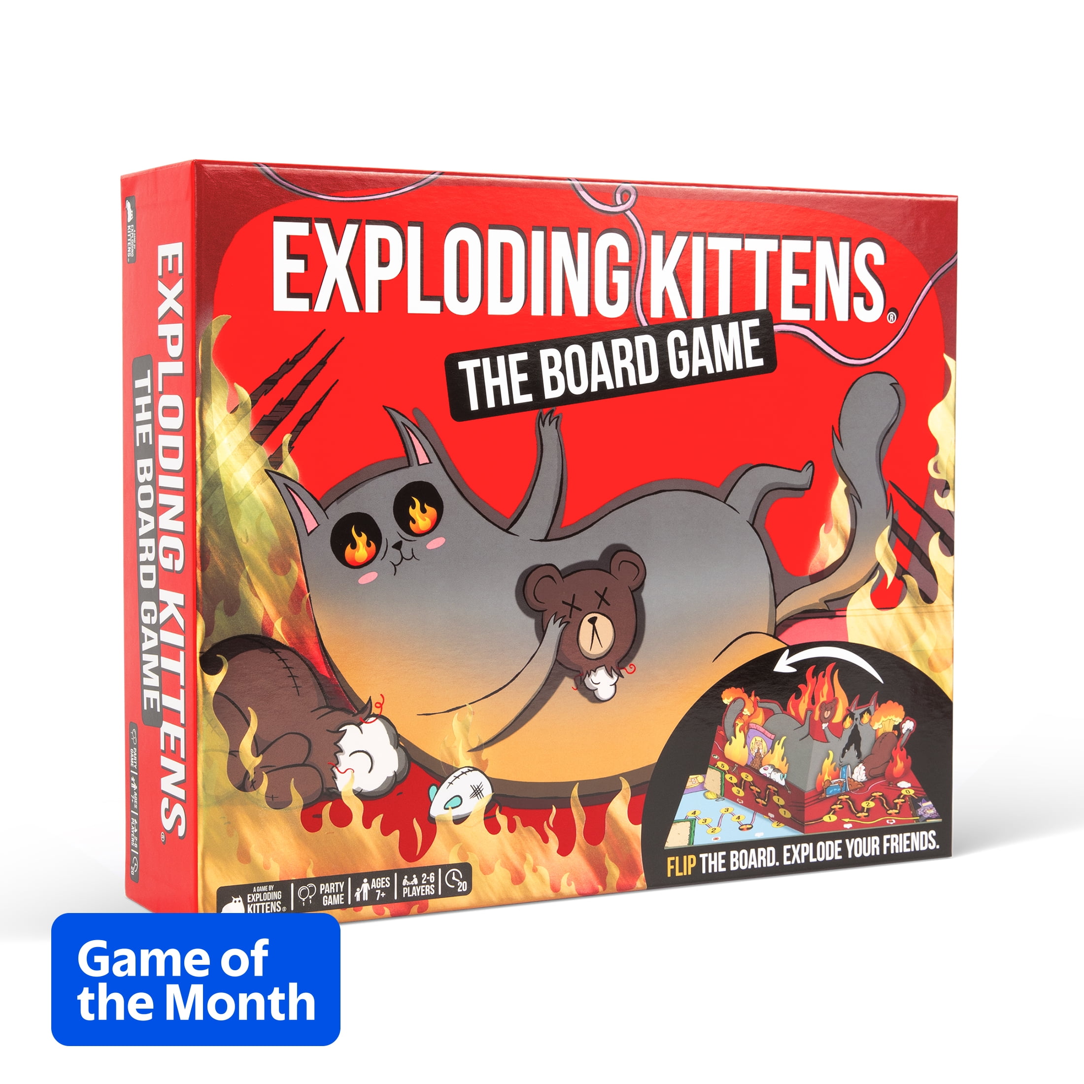Exploding Kittens: The Board Game - The Action Packed Party Game to Celebrate their 10th Birthday - for 2-6 Players Aged 7+