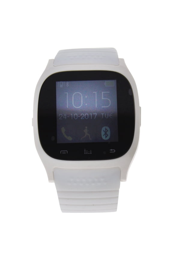 EK-C2 Montre Connectee White Silicone Strap Smart Watch by Eclock for Unisex - 1 Pc Watch