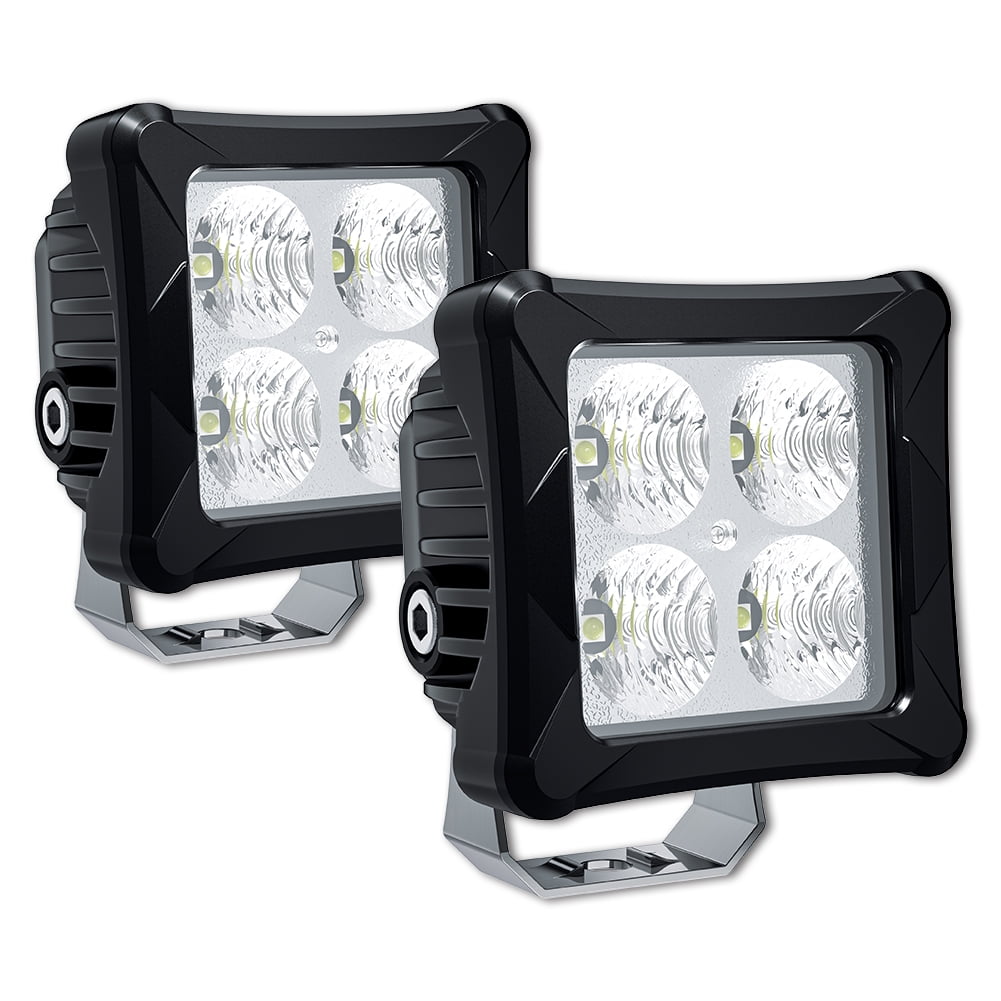 EK ENNOKING LED Pods Flood Light Bar 2PCS 40W off Road Ditch Light Work ...