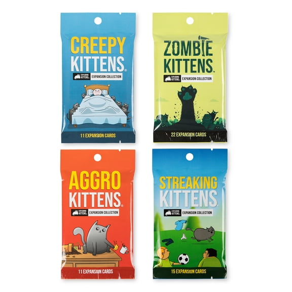 Exploding Kittens Game Expansion Packs Walmart Exclusive, Styles May Vary