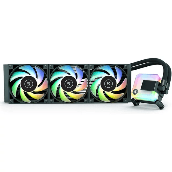 EK HS-00K-EK D-RGB All-in-One CPU Cooler with EK-Vardar High-Performance PMW Fans