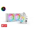 EK-Nucleus AIO CR240 Lux D-RGB, White - 240mm Liquid CPU Cooler with ...