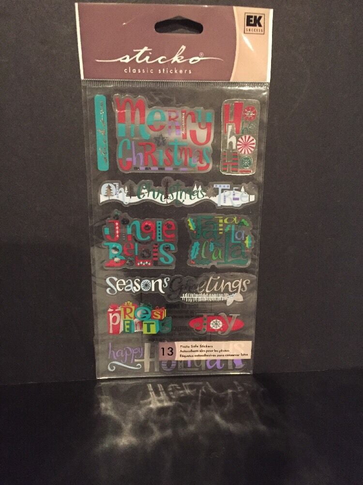 EK SUCCESS Stickers - Christmas Expressions NIP SPSG023
