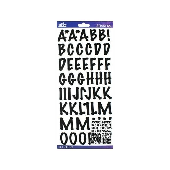 EK Sticko Sticker Alpha 3D Marker Black