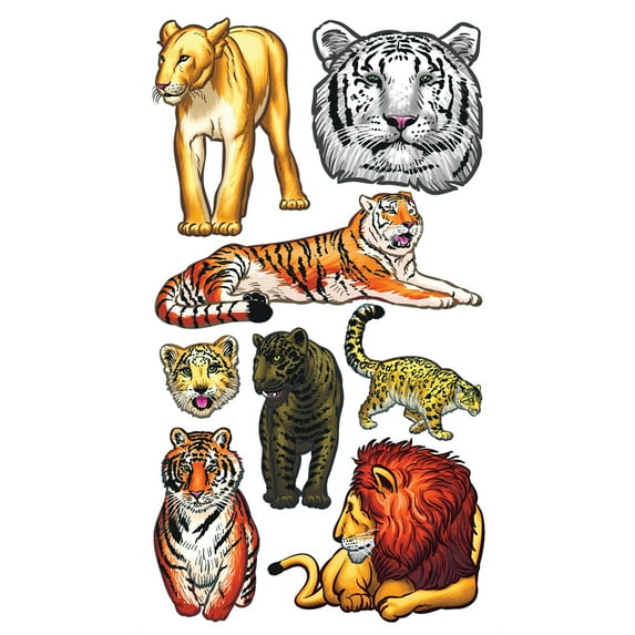 Sticko Stickers-Big Cats
