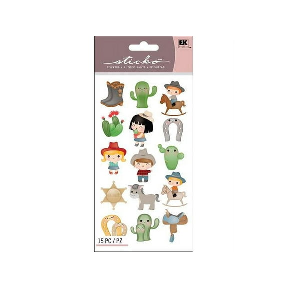 EK Sticko Sticker Cowboy Cuties