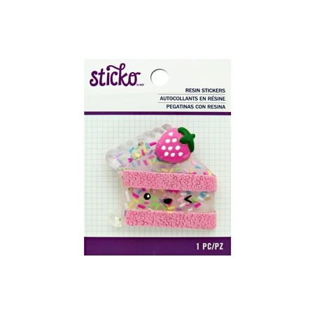EK Sticko Sticker Resin Lg Painted Cake
