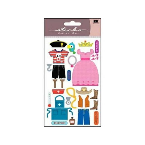 EK Sticko Sticker Sparkler Costume Party