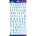 thumbnail image 1 of Sticko Alphabet Stickers-Blue Brush Small, 1 of 2