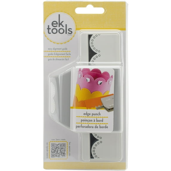 EK Success Edge Punch Double Embossed Dotted Lace, 2"X1"