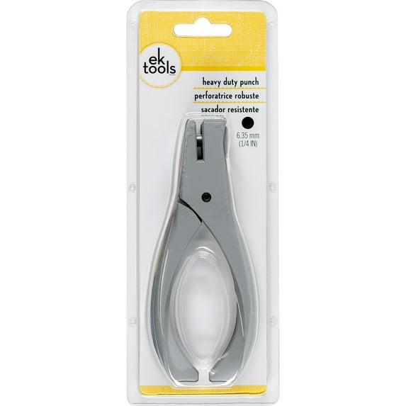 EK Tools Heavy Duty Hand Punch-Circle .25"