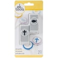 thumbnail image 1 of EK Tools Mini Punches 2/Pkg-Cross & Fish, 1 of 3