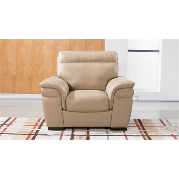 EK020 Tan Color With Italian Leather Chair