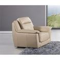 thumbnail image 1 of EK042 Tan Color With Italian Leather Chair, 1 of 5