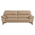 thumbnail image 1 of EK080 Tan Color With Italian Leather Sofa, 1 of 3