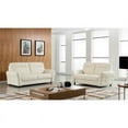 thumbnail image 1 of EK090 White Color With Italian Leather Chair, 1 of 3
