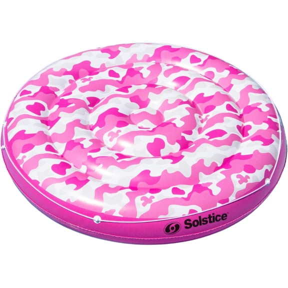 EKACO Sprout Society 63" Pool Float for Adults Ribbed-Base Comfort, Supports Mental Wellness, Easy Inflate/Store