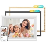 EKASN Digital Picture Frame,10.1 16GB WiFi Photo Frame with 2 Replacement frame, Best Gift for Parents and Grandparents