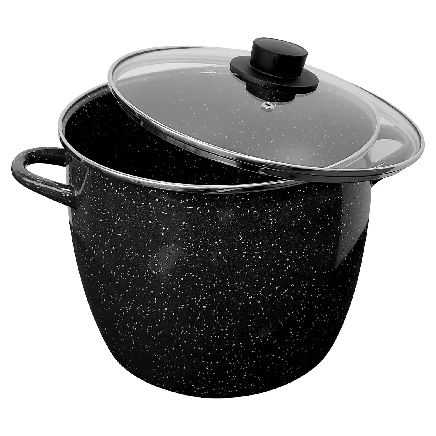 EKCO EOS 12-Qt. Covered Stockpot (Black), 62170