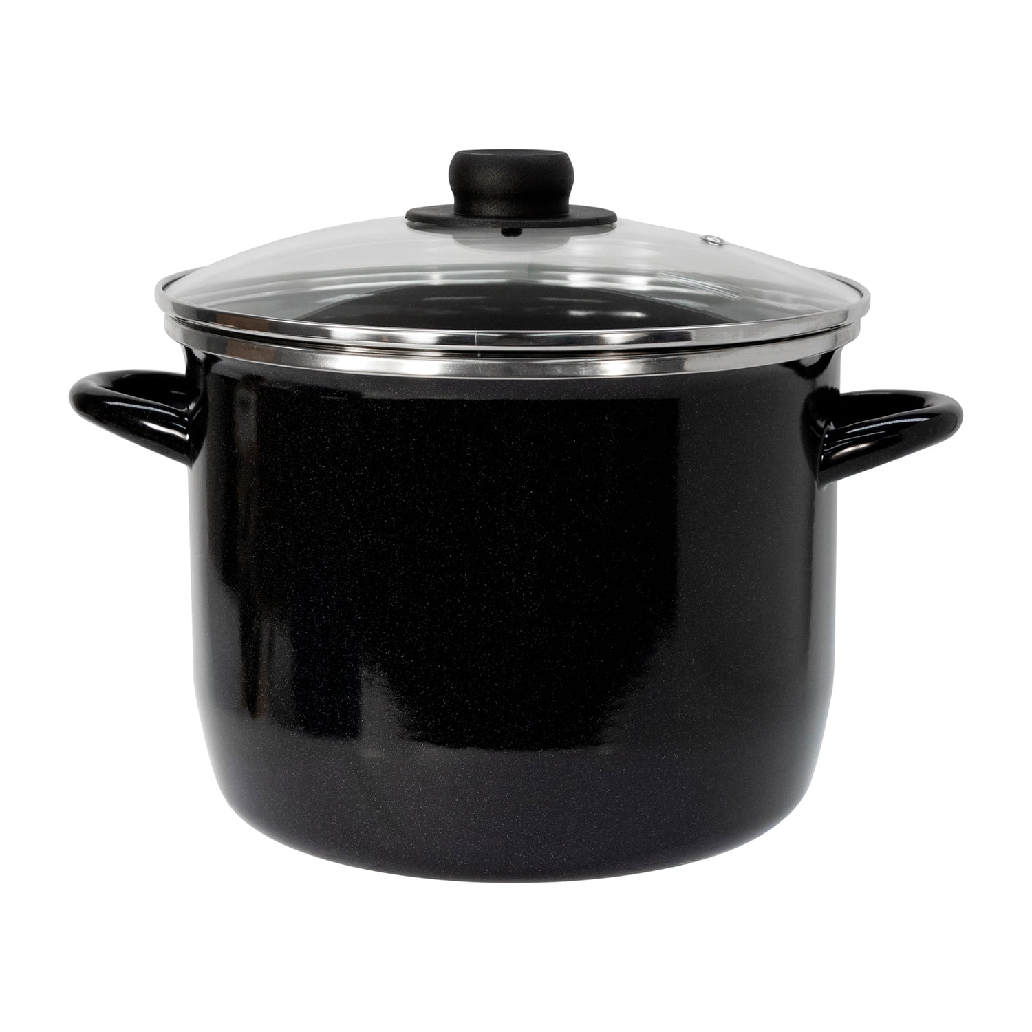 EKCO EOS 8-Qt. Straight Covered Stockpot (Black), 62088