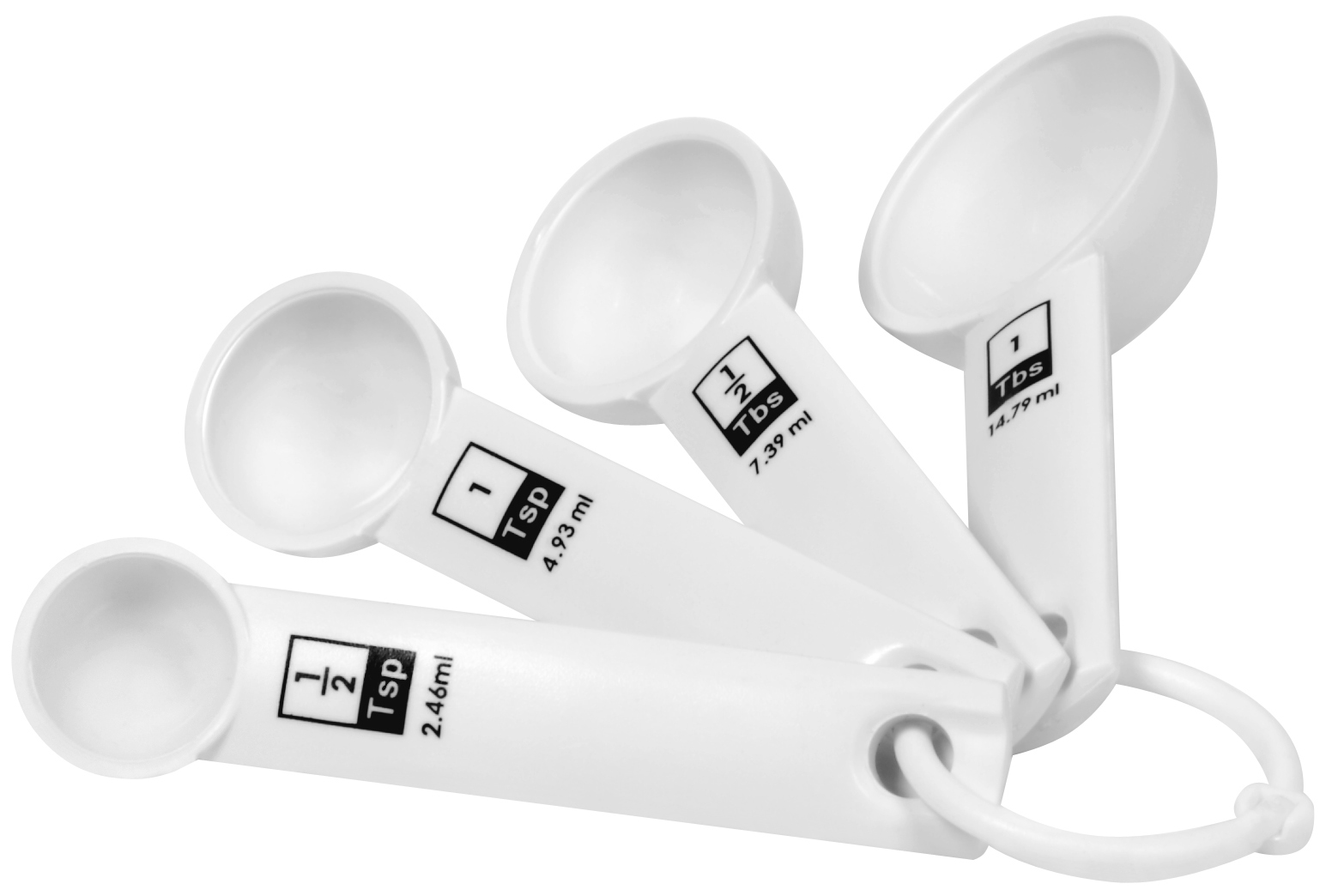 EKCO Plastic Measuring Spoon Set, 4 Piece
