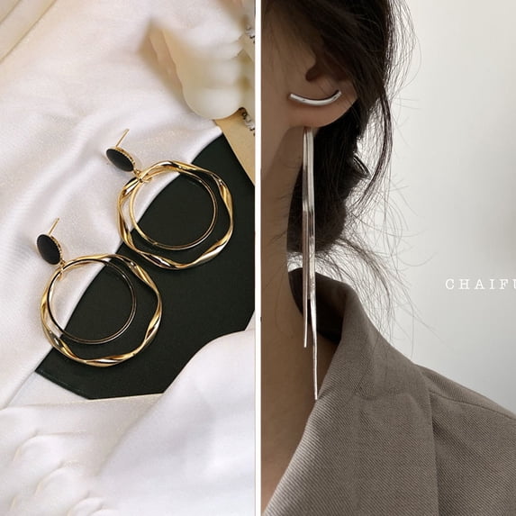 EKE Women’s Earrings Retro Vintage Elegant Design Lightweight Fashion Jewelry for Daily and Formal Wear