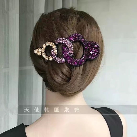 EKE Women’s Hair Clip Vintage Retro Back-Wear Elegant Hair Accessory with Fashion Texture