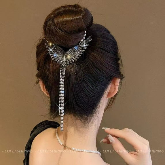EKE Women’s Hair Clip Vintage Retro Back-Wear Elegant Hair Accessory with Fashion Texture
