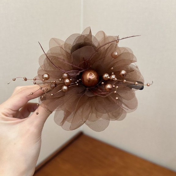 EKE Women’s Hair Clip Vintage Retro Back-Wear Elegant Hair Accessory with Fashion Texture