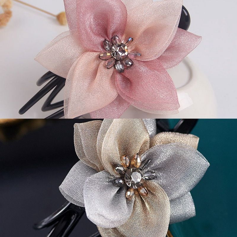 EKE Women’s Hair Clip Vintage Retro Back-Wear Elegant Hair Accessory with Fashion Texture