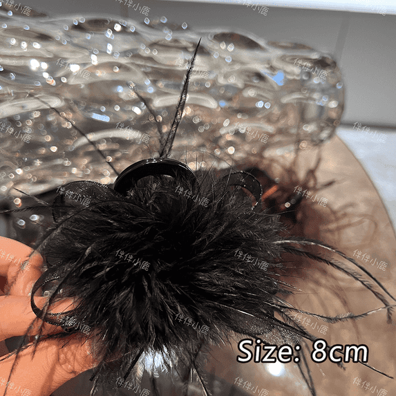 EKE Women’s Hair Clip Vintage Retro Back-Wear Elegant Hair Accessory with Fashion Texture