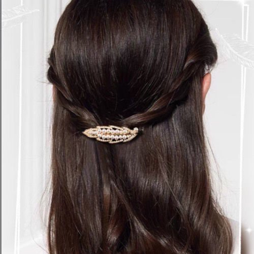 EKE Women’s Hair Clip Vintage Retro Back-Wear Elegant Hair Accessory with Fashion Texture