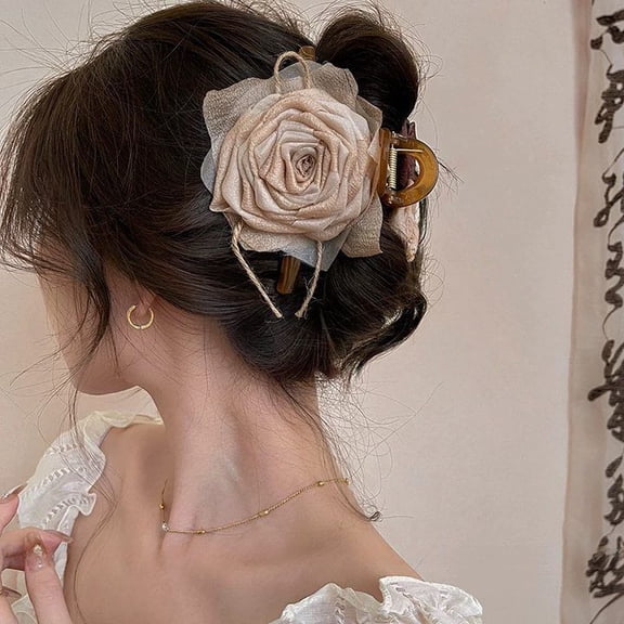 EKE Women’s Hair Clip Vintage Retro Back-Wear Elegant Hair Accessory with Fashion Texture