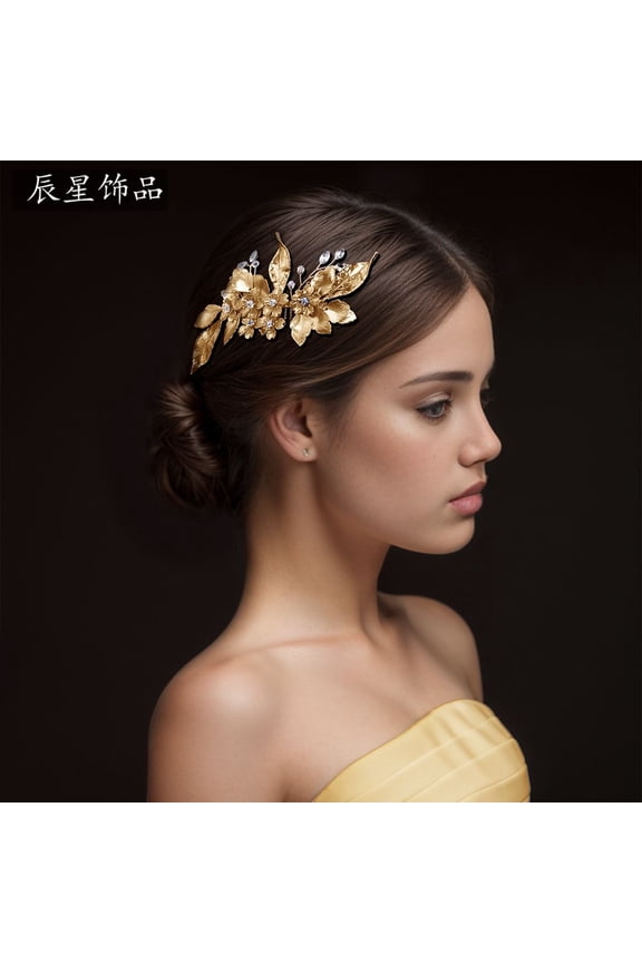 Women’s Hair Clip Vintage Retro Back-Wear Elegant Hair Accessory with Fashion Texture