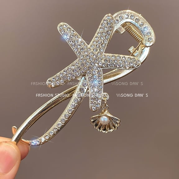 EKE Women’s Hair Clip Vintage Retro Back-Wear Elegant Hair Accessory with Fashion Texture