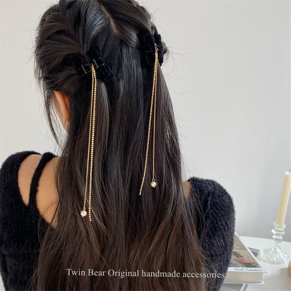 EKE Women’s Hair Clip Vintage Retro Back-Wear Elegant Hair Accessory with Fashion Texture