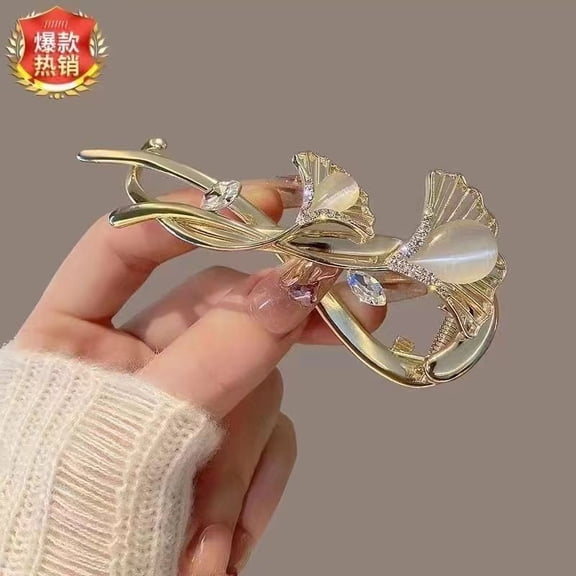 EKE Women’s Hair Clip Vintage Retro Back-Wear Elegant Hair Accessory with Fashion Texture