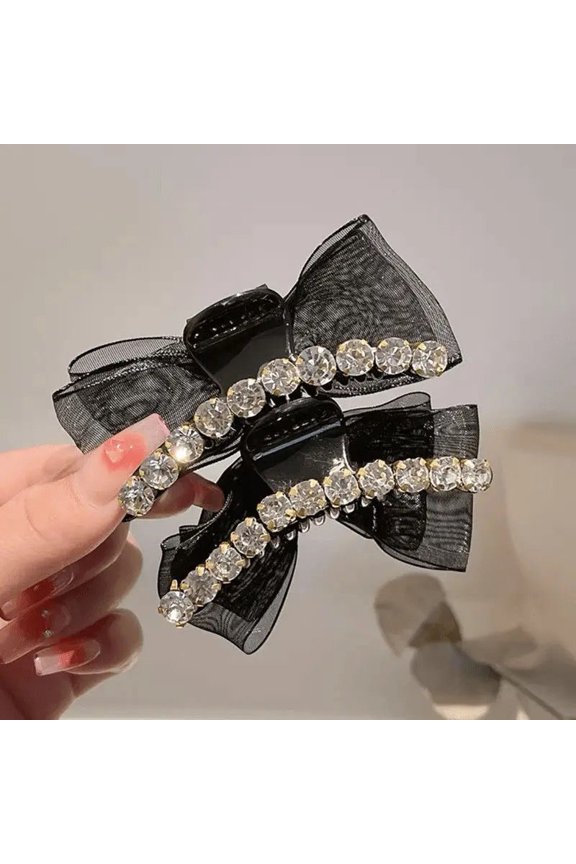 Women’s Hair Clip Vintage Retro Back-Wear Elegant Hair Accessory with Fashion Texture