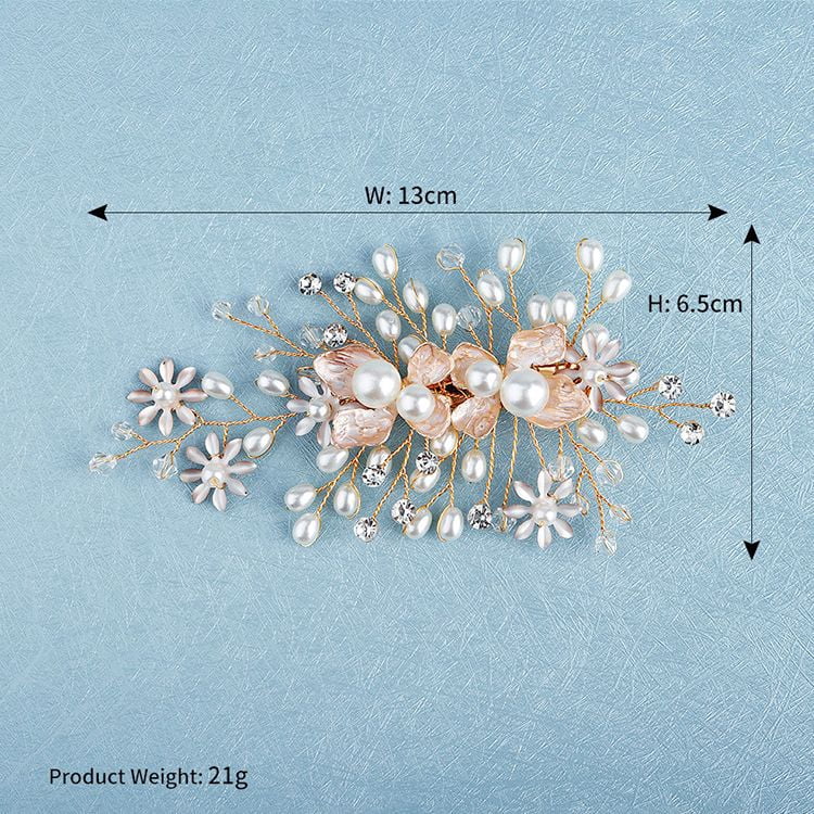 EKE Women’s Hair Clip Vintage Retro Back-Wear Elegant Hair Accessory with Fashion Texture