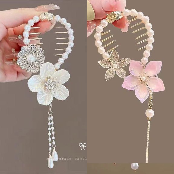 EKE Women’s Hair Clip Vintage Retro Back-Wear Elegant Hair Accessory with Fashion Texture