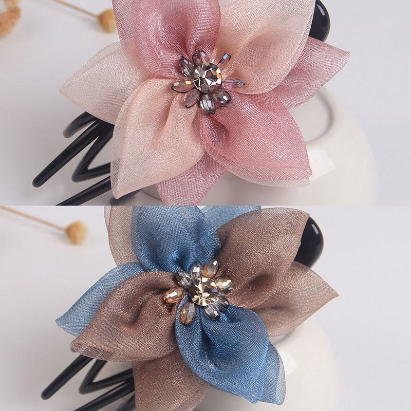 EKE Women’s Hair Clip Vintage Retro Back-Wear Elegant Hair Accessory with Fashion Texture