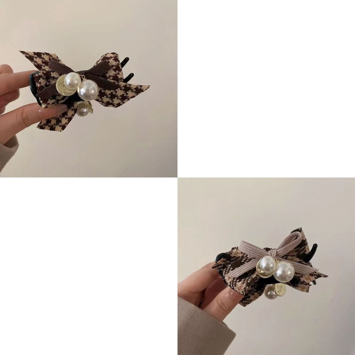 EKE Women’s Hair Clip Vintage Retro Back-Wear Elegant Hair Accessory with Fashion Texture