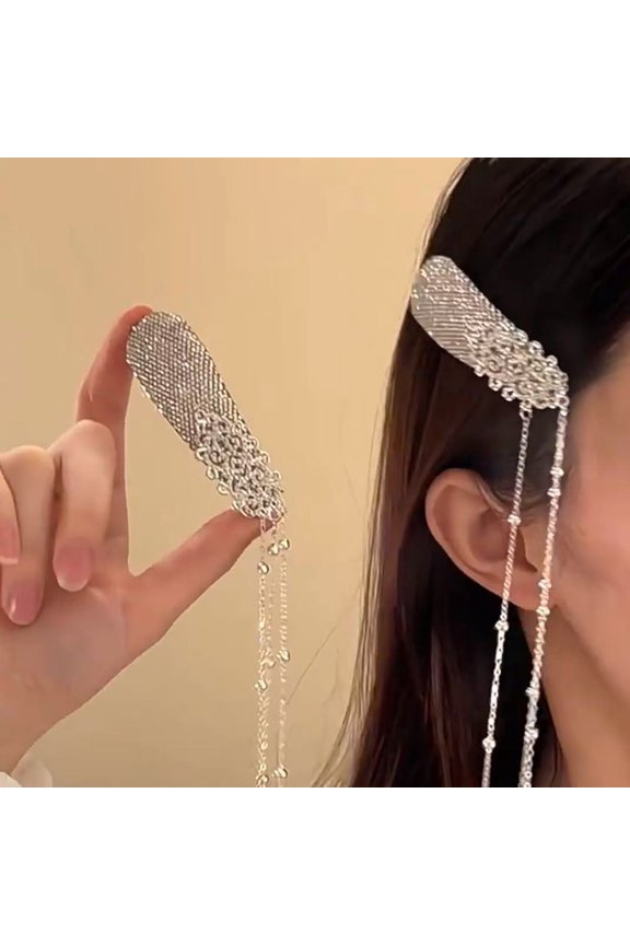 Women’s Hair Clip Vintage Retro Back-Wear Elegant Hair Accessory with Fashion Texture